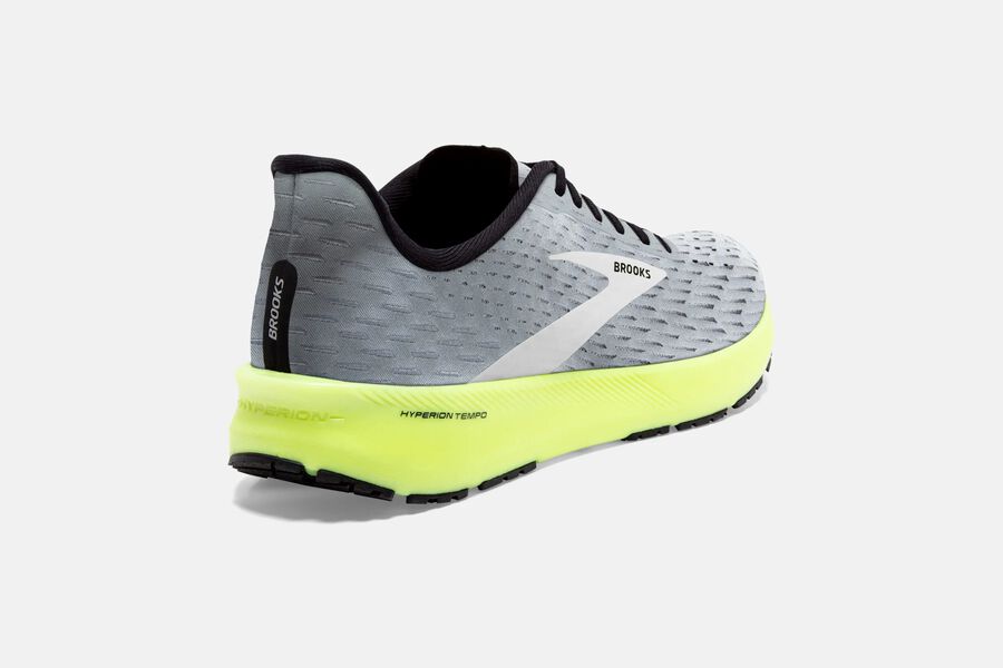 Brooks Running Shoes - Hyperion Tempo Road Mens - Grey/Black - FGJ-759104